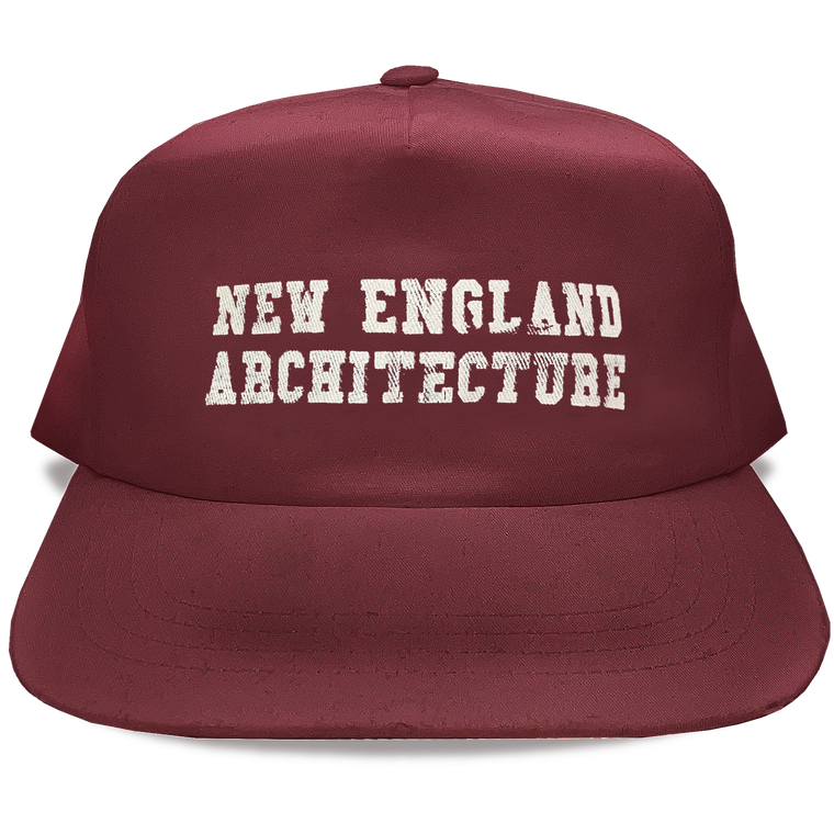 New England Architecture Cap - Burgundy