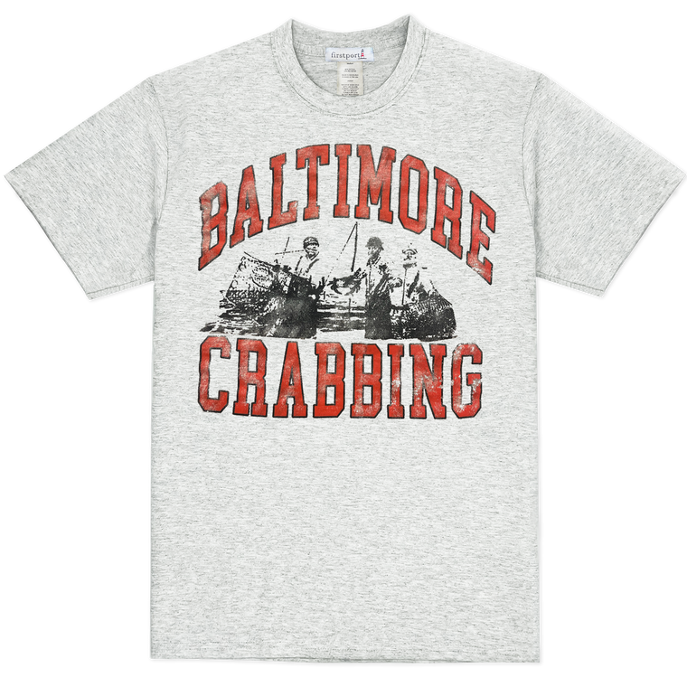 Baltimore Crabbing T-Shirt - Ash