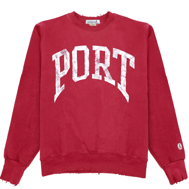 PORT Arch Rugged Crewneck - Red