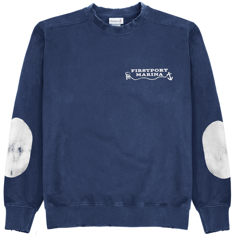 Firstport Marina Dockhand Crewneck (2nd Gen) - Navy