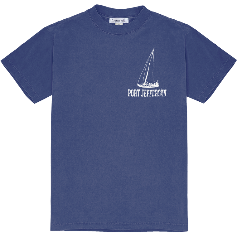 Port Jefferson Sail Essential T-shirt - Midnight Blue