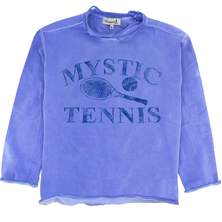 Mystic Tennis Crewneck - Flo Blue