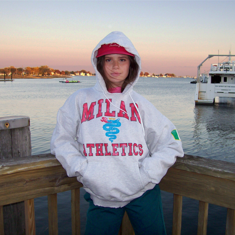 Milan Athletics Rugged Hoodie - Ash