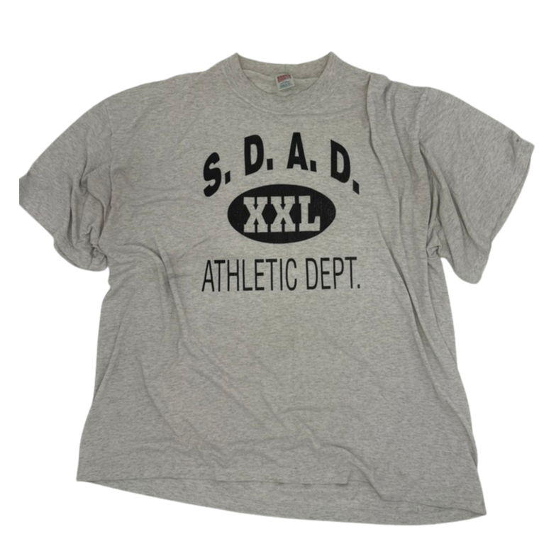 S.D.A.D Athletic Dept. Tee- Size: XXL