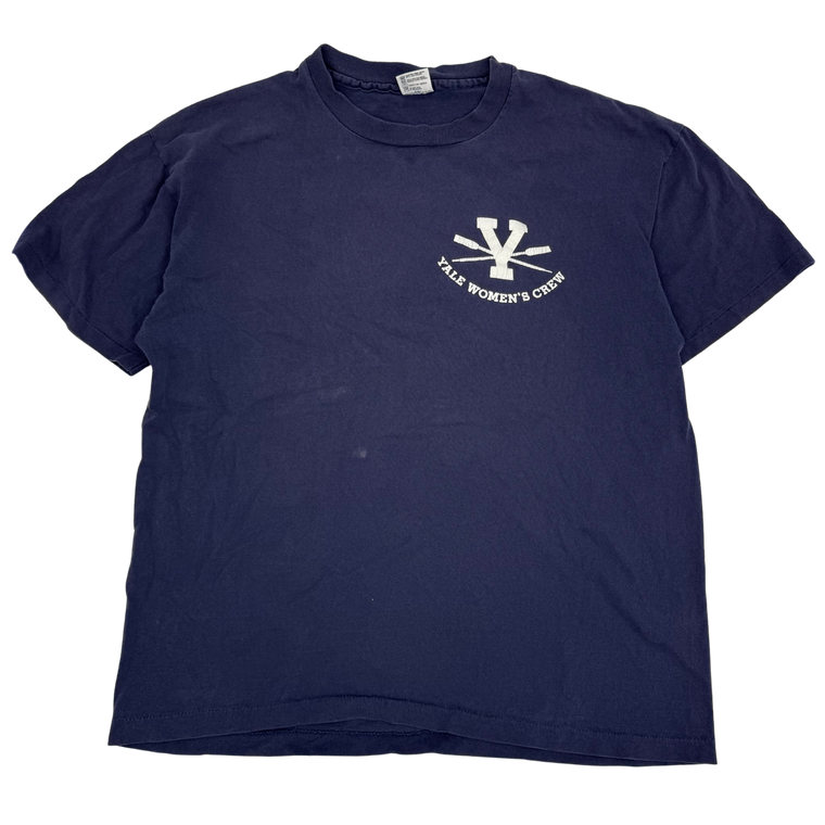 1990s Yale Womens' Crew Tee - Size: XL
