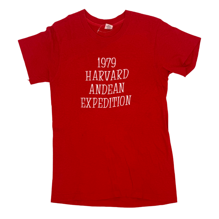 70s Harvard Andean Expedition Tee - Size: S