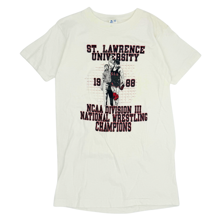 80s St. Lawrence Wrestling Champions Tee- Size: S