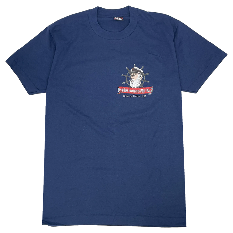 90s Robb's Boatyard and Marina Tee - Size: L
