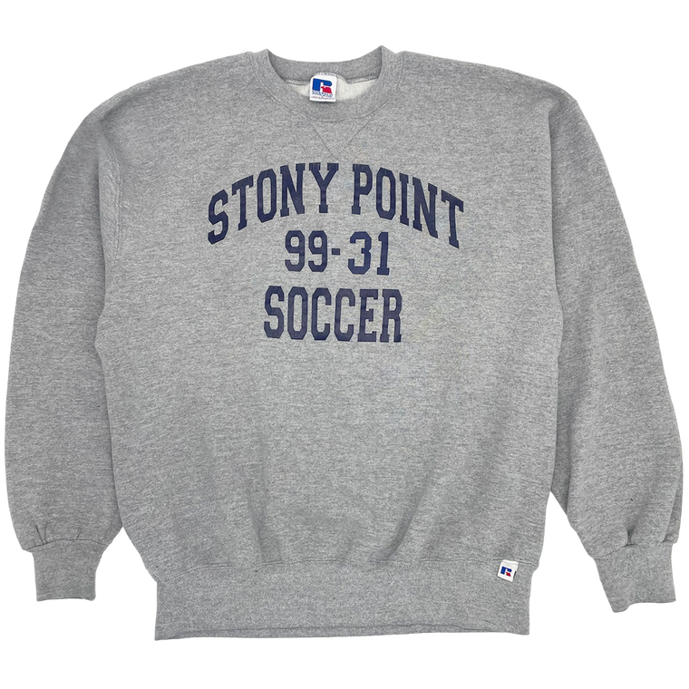 90s Stony Brook Russell Soccer USA Made Crewneck – Size: M