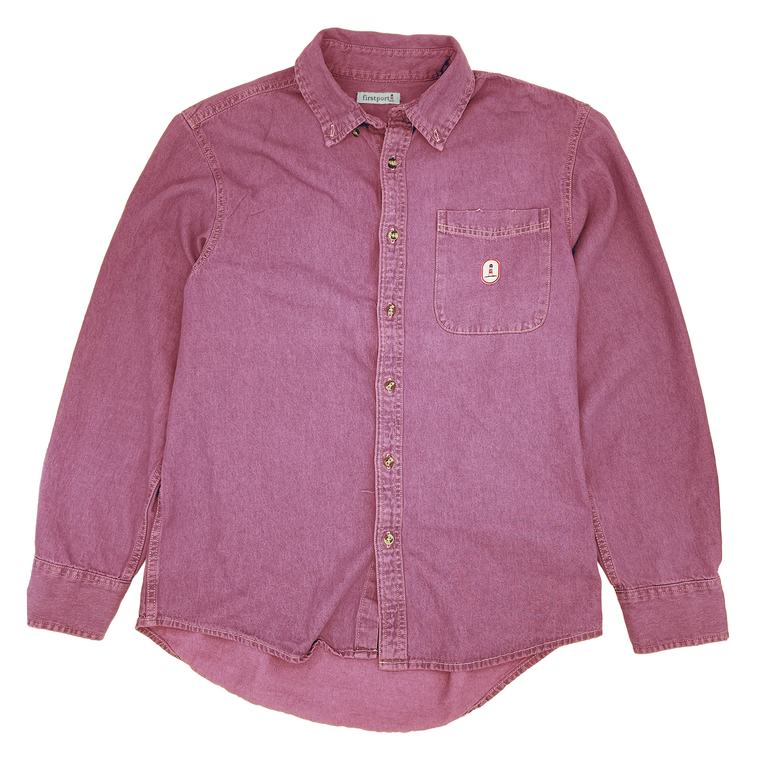 Port Arch button up - overdye Denim
