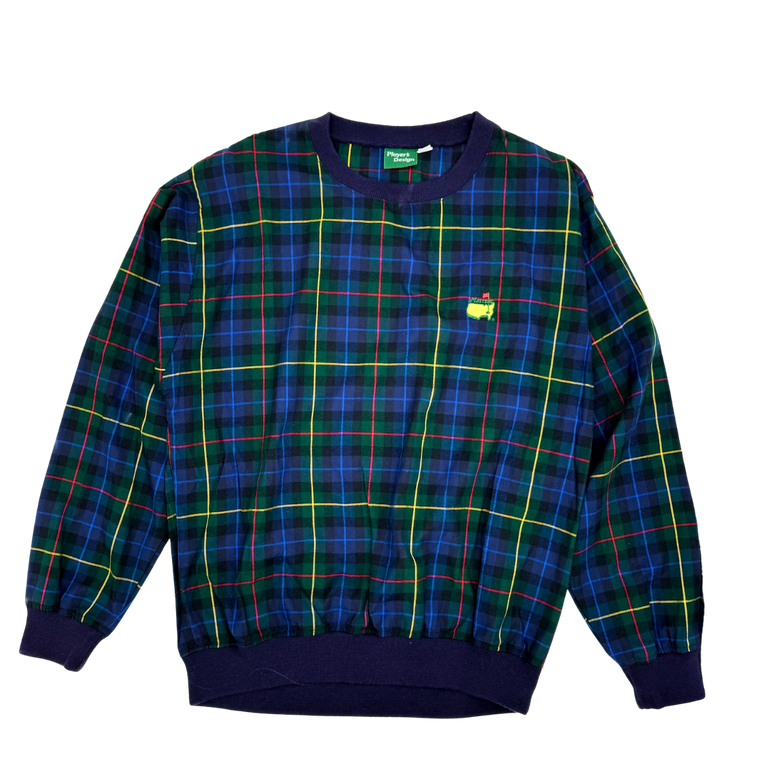 Vintage The Masters Plaid Golf Crewneck - Size: M