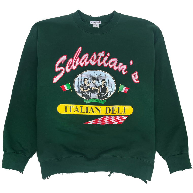 Sebastian's Italian Deli Rugged Crewneck - Forest