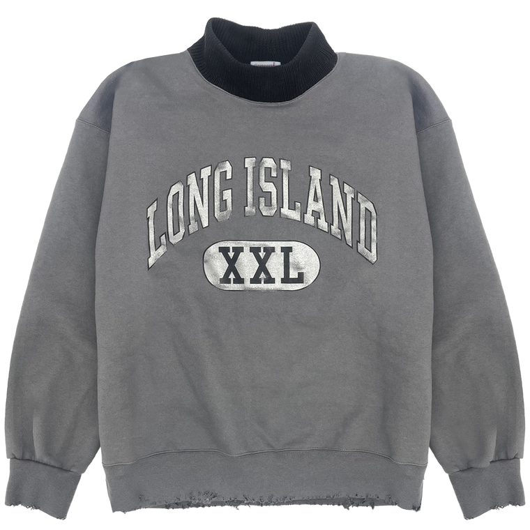 Long Island Mock Neck - Grey