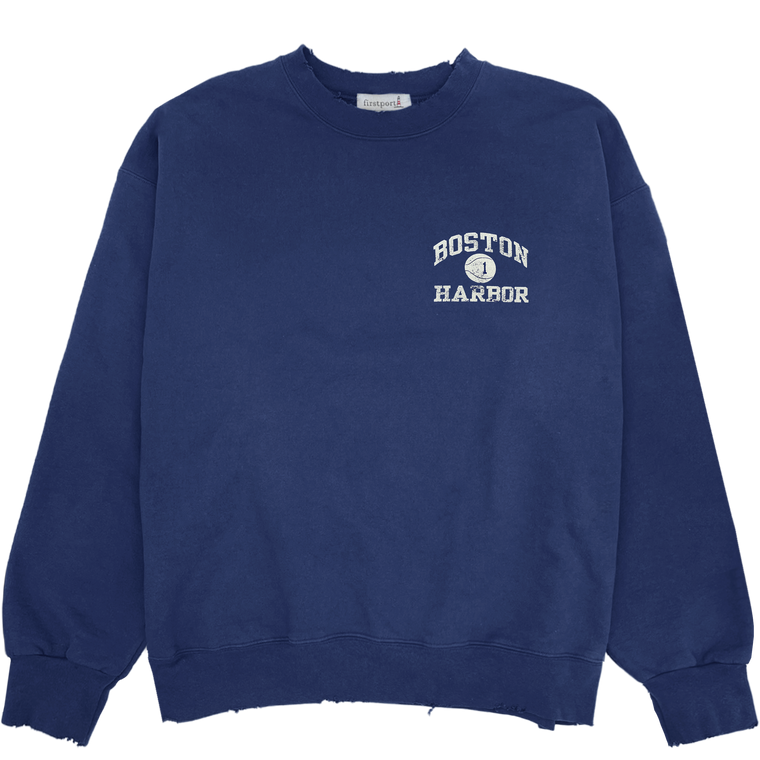 Boston Harbor Essential Crewneck - Navy