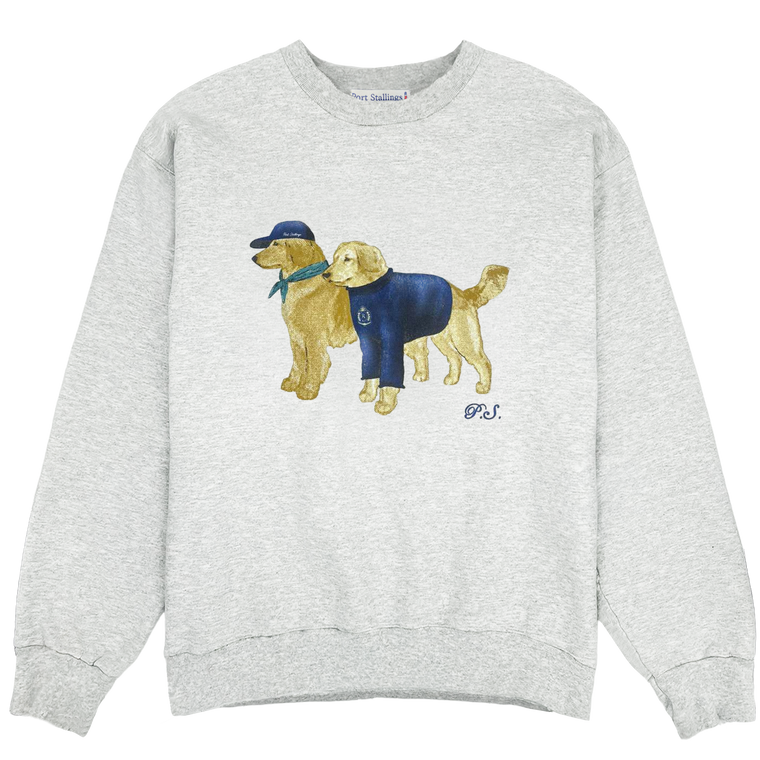 Firstport x Lunden & Olivia Retrievers Crewneck  - Ash (PRE-ORDER)