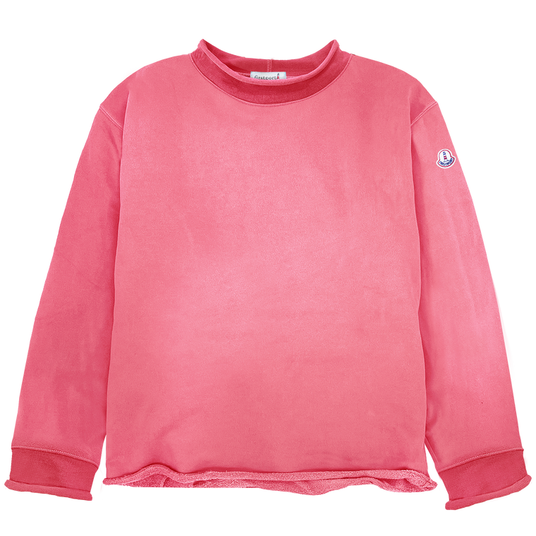 Port Rollneck Sweathirt - Salmon
