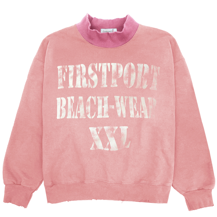 Beach-Wear Mock Neck - Muave