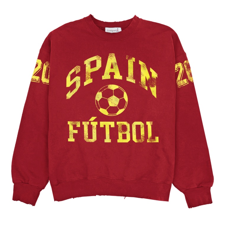 Spain Futbol 2026 Crewneck - Red