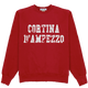 Cortina D'ampezzo Spell out Crewneck - Red