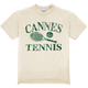 Weathered Series  Cannes Tennis T-shirt - Beige