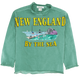 New England by the Sea��� Billboard Crewneck - Washed Green
