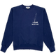 Montauk Sailboat Rugged Crewneck - Navy