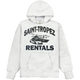Saint Tropez Rentals Rugged Hoodie - Ash