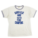 1979 Darien, CT Blue Wave Ringer Tee - Size: Medium