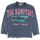 The Hamptons Waterfront Billboard Crewneck- Dark Denim