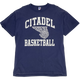 Citadel Basketball Navy T-shirt Russell Athletic - Size: XL
