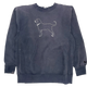 80s Black Dog Martha's vineyard Sunfaded Crewneck - Size: XL
