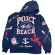 Port Beach Midnight Hoodie - Navy