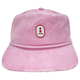 Weathered Corduroy Lighthouse patch Cap  - pink