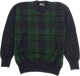 Vintage 80s Burberry Tartan wool Sweater - Size: L