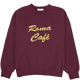 Roma Cafe Rugged Crewneck - Maroon