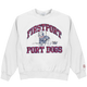 Port Dogs Heavy Cross-weave Crewneck - White