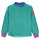 Port Marine Colorblock Crewneck - Green/Blue