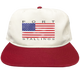 Firstport x Lunden & Olivia USA Hat - Two Tone- Red/Cream