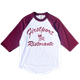Firstport Ristorante 3/4 sleeve shirt - White Burgundy