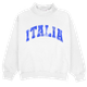 Italia Azzurri Mock neck Sweatshirt - White