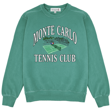 Monte Carlo Tennis Club Crewneck - Spruce - firstport