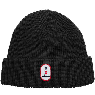 BLACK FISHERMAN BEANIE