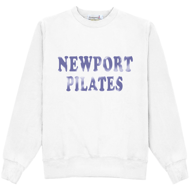 Newport Pilates Crewneck - White - firstport