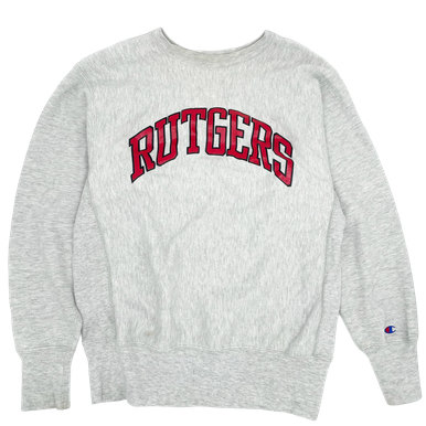 CHAMPION VINTAGE 90s RUTGERS RW CREWNECK GRAY サイズXL rutgers_crew__91842.1755273988