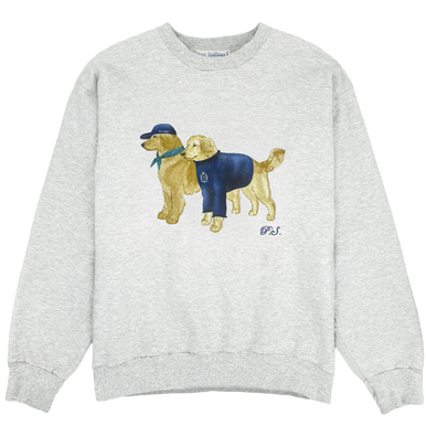 Firstport x Lunden & Olivia Retrievers Crewneck - Ash (PRE-ORDER