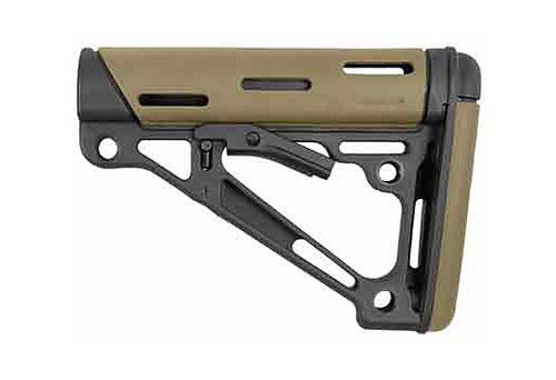 HOGUE AR-15 COLLAPSIBLE STOCK FLAT DARK EARTH RUBBER MILSPEC