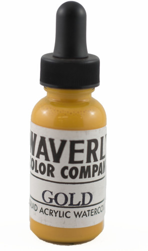 Waverly Liquid Acrylic Watercolor - Gold
