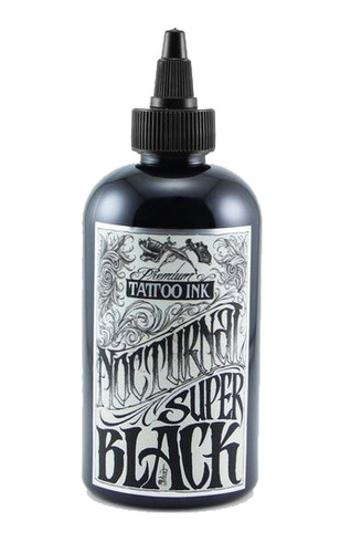 NOCTURNAL TATTOO INK - SUPER BLACK 4oz