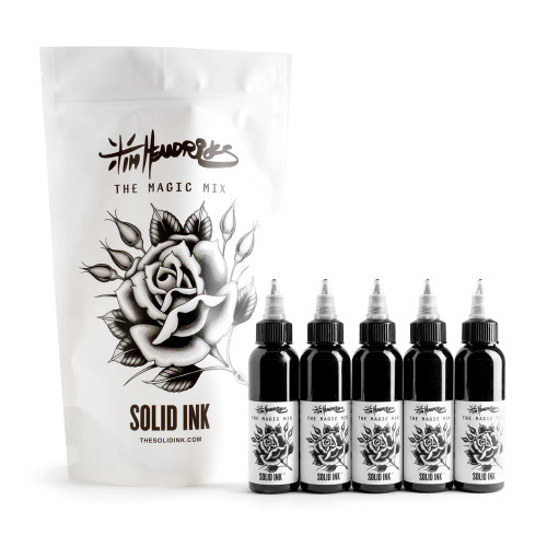 Solid Tattoo Ink - Black Label Grey Wash Set – Needle Supply