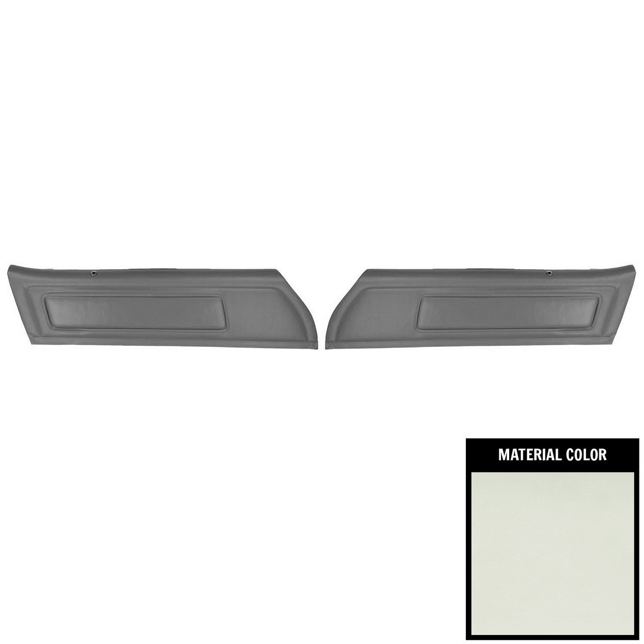 1973-1976 Pontiac Firebird Deluxe Pre-Assembled White Front Door